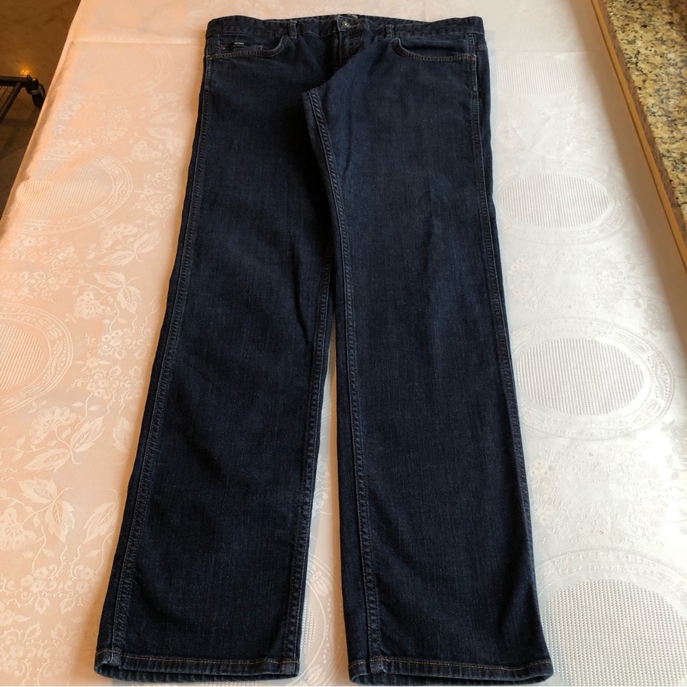 BOSS Hugo Blue Jeans Boss Men’s Size 36 Denim Pants Classic-Fit Straight-Leg